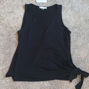 SIX/FIFTY black wrap top